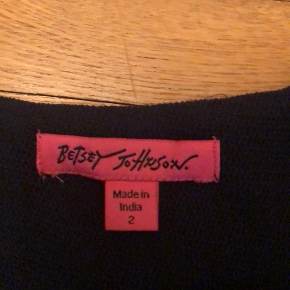 Betsey Johnson Dark Blue High-Low Dress - Picture 5 of 5